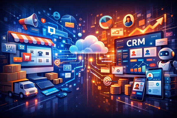 روش های اتصال وب سایت فروشگاهی به CRM